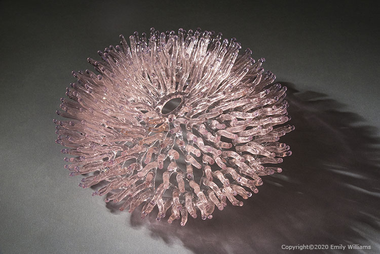 Colorful Glass Coral Sculpture - Emily Williams